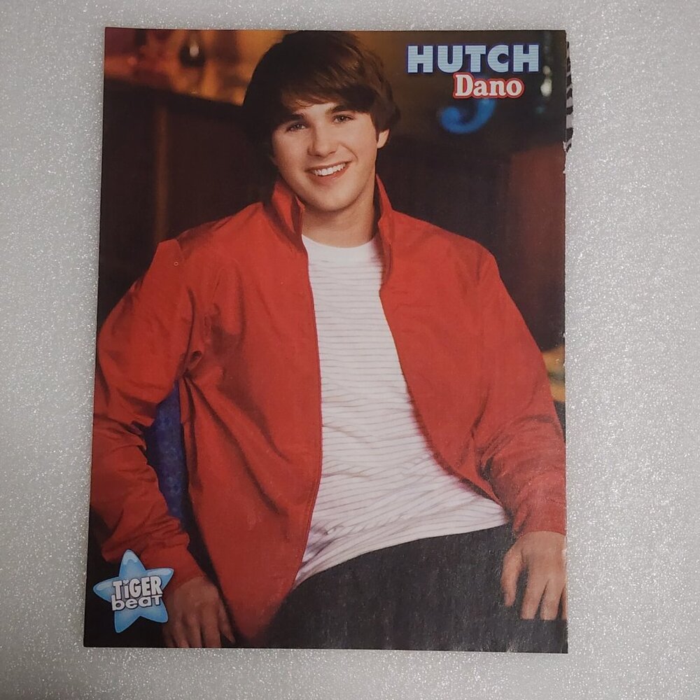 Hutch Dano & Kristen Stewart double-sided poster pinup clipping 8x10 2000s